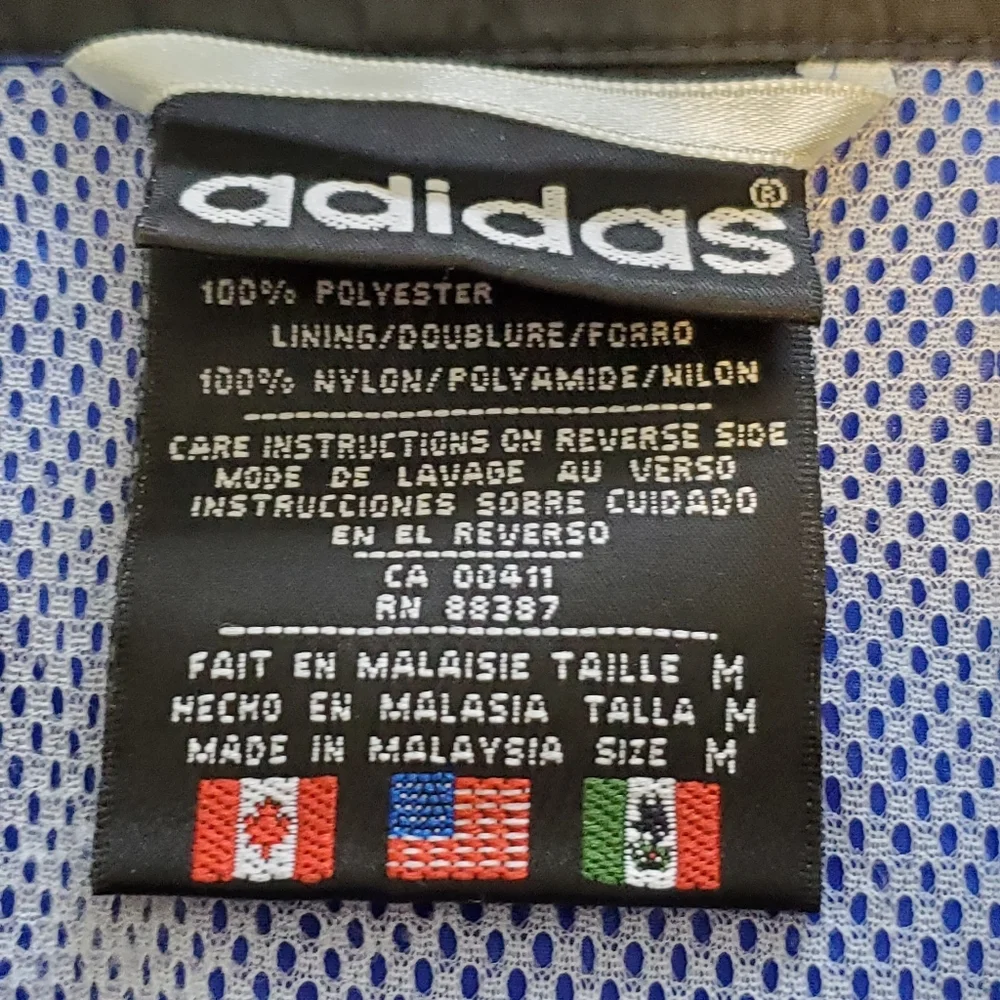 Adidas Men's Lightweight Sportswear Jacket Sz M